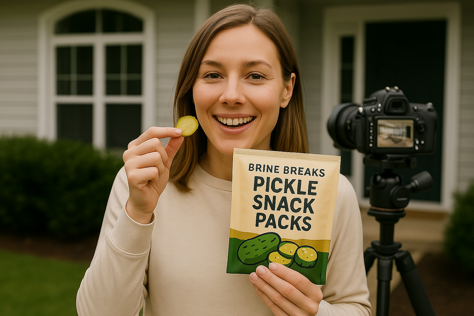 Brine Breaks - Pickle Snack Packs for real estate photographers